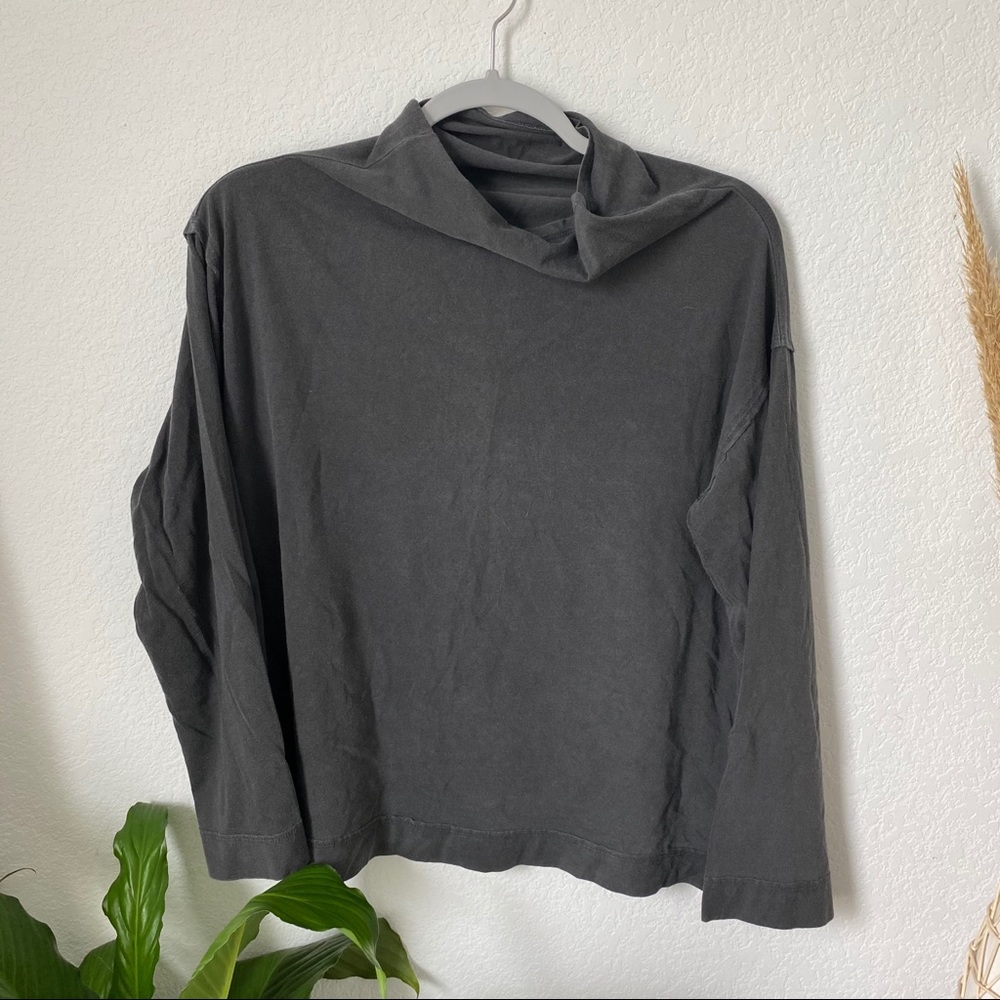 Free people long sleeve cowl neck shirt